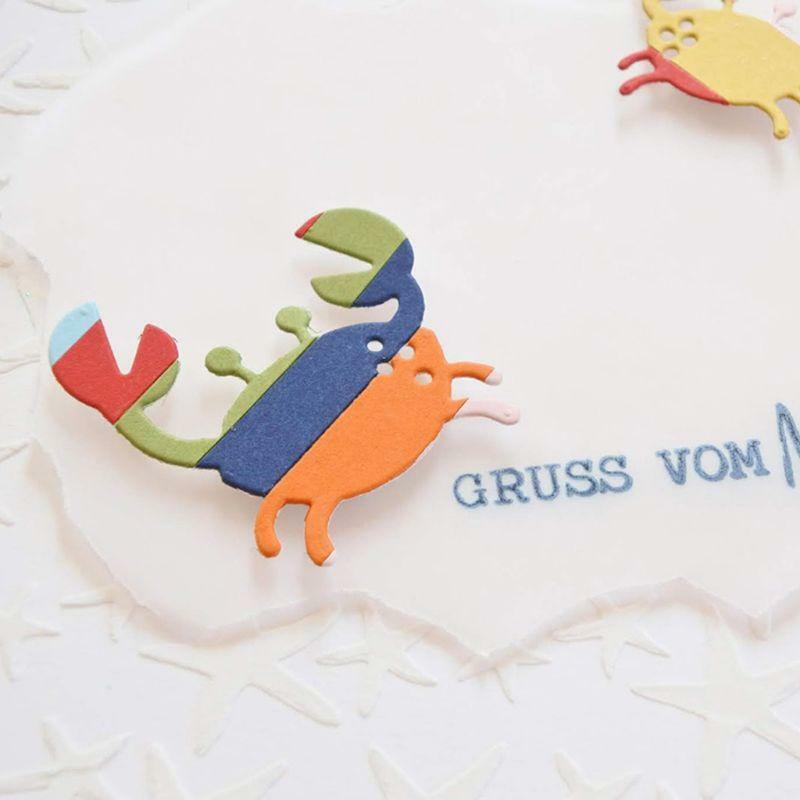 Crabs Metal Cutting Dies Stencil Scrapbooking DIY Album Stamp Paper Card Emboss