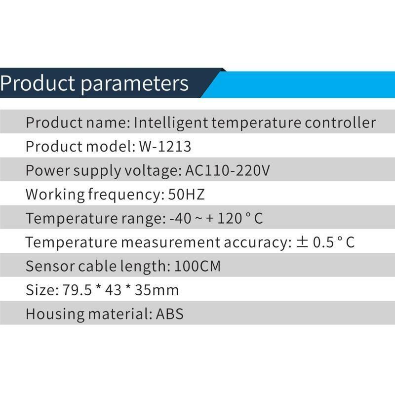 110-220V Smart Temperature Controller w Timer for Incubator Aquarium Thermostat
