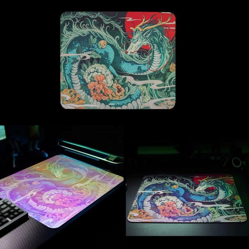 Wuxiang Dragon Mouse Pad Esports Tiger  Non-Slip Rubber Gaming Mat 480×400mm