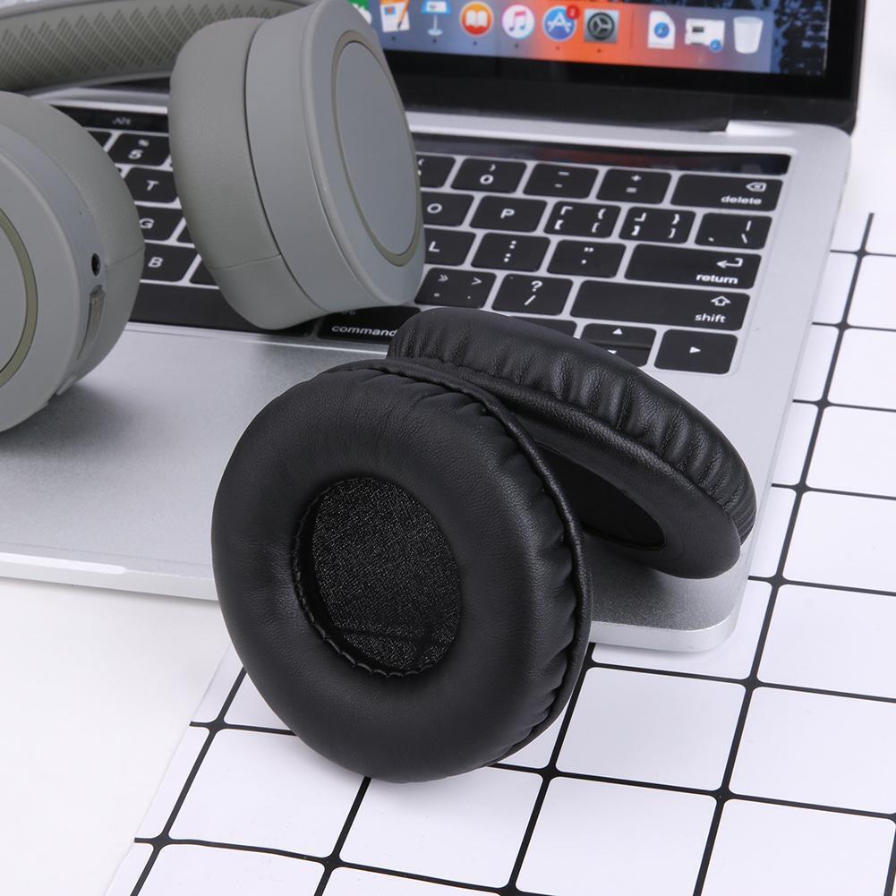1 Pair Earpads Earmuffs for Sony MDR V55 MDR V500 MDR 7502 Headset (Black)