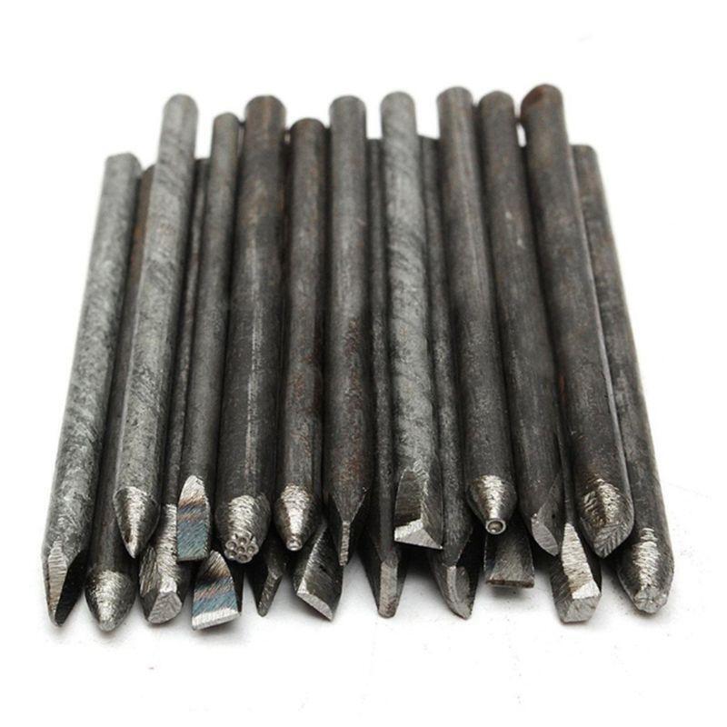 36Pieces/set Professional Jewelry Punch Carving Tools Metal Jewelry Anvil Chisel
