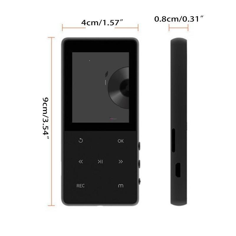 1.8inch OLED Screen Portable Media Player Long Playing Time FM Radio MP3 Player