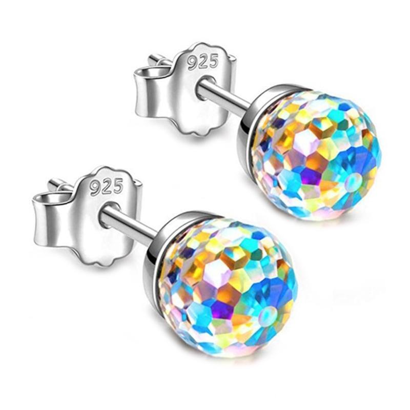 Piercing Earring Studs Brilliant Ball Shape Stud Earring for Women Xmas Birthday