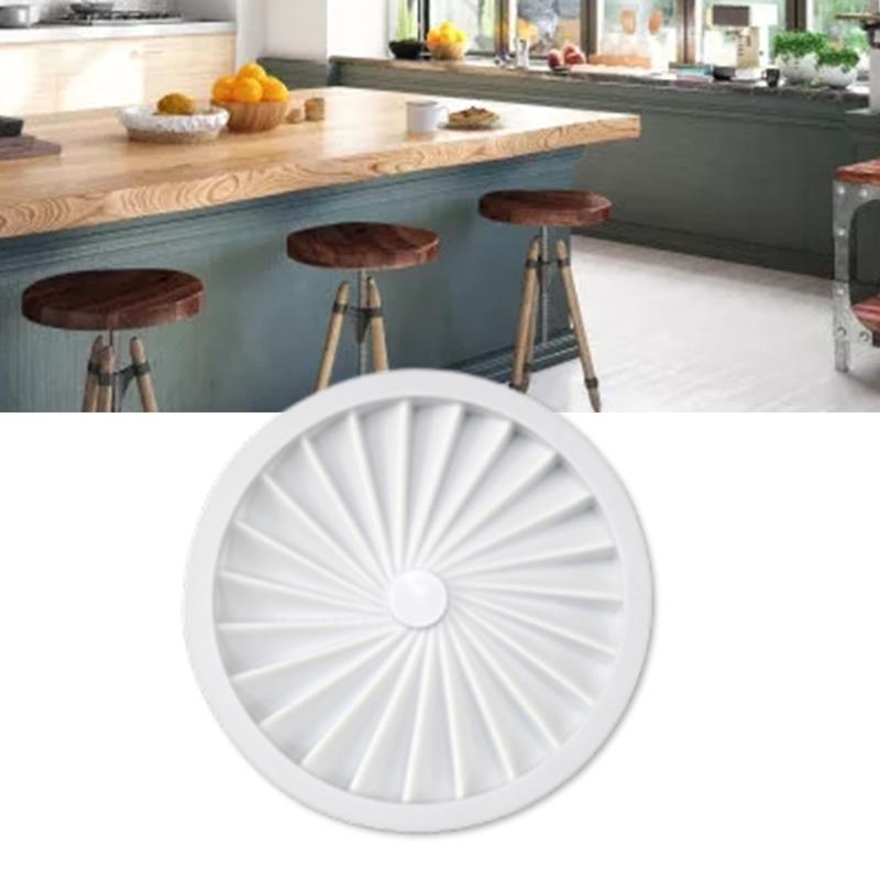 6-inch Silicone Mousse Moulds Pleated Origami Shape French Mousse Mold DIY Tools