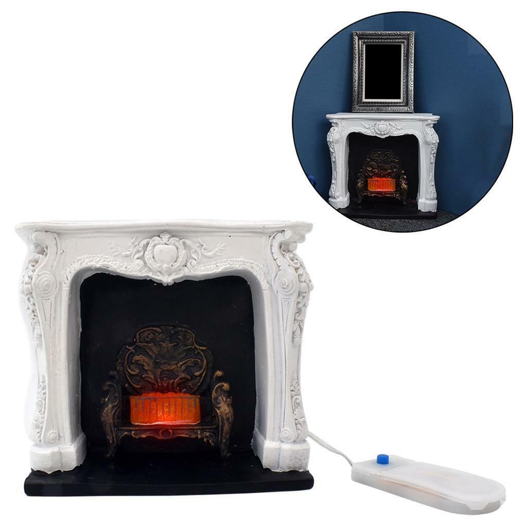 Sofa w/ Fireplace  Life Scene Furniture Supplies Ornaments