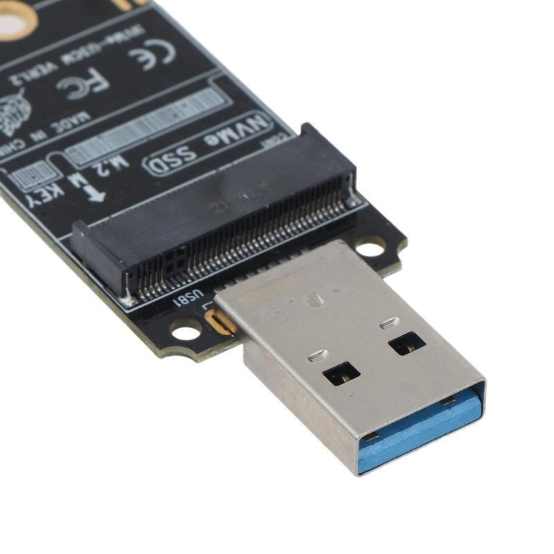 M.2 NVME SSD to USB 3.1 Adapter PCI-E to USB-A 3.1 Internal Converter Card 10Gb