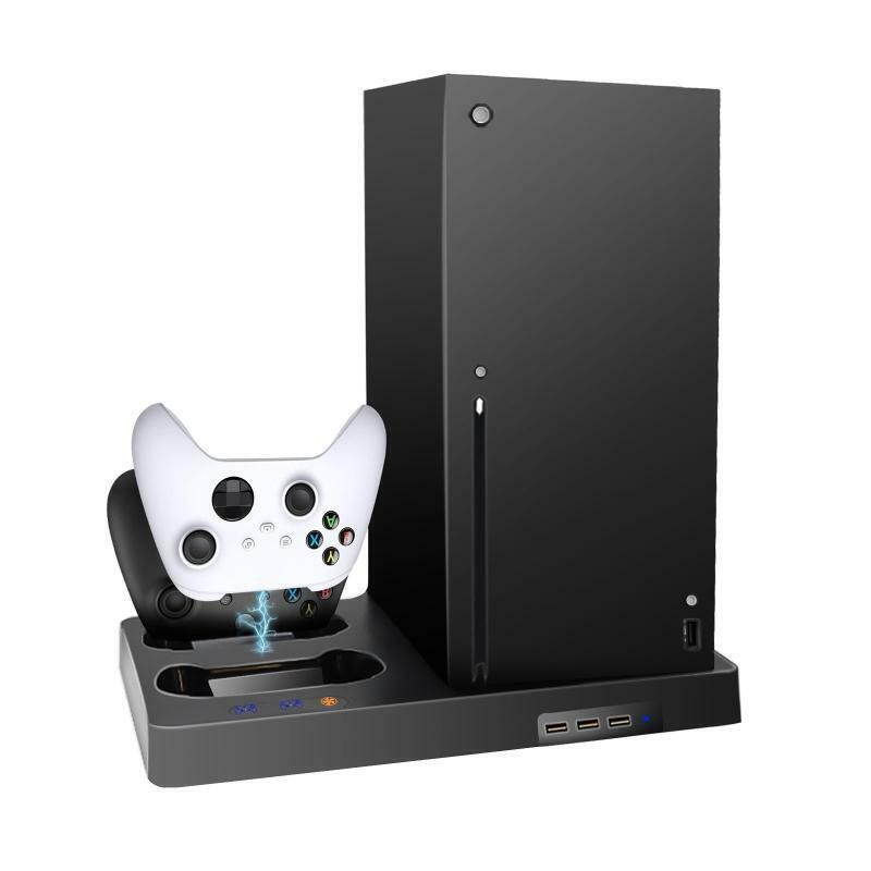 Magnetic 2 in 1 Cooling Base Charging Stand Fan Heat Sink Base For Xbox Series X