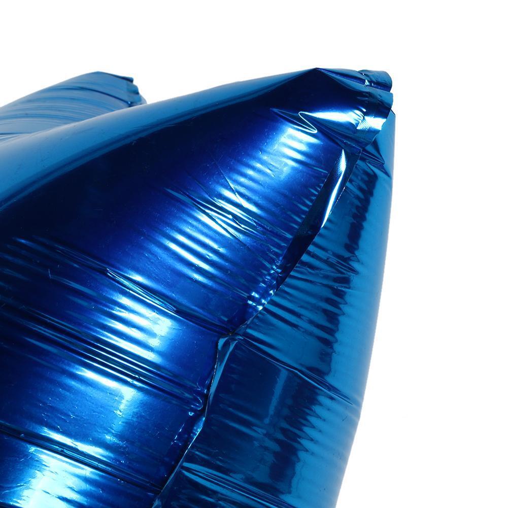 5pcs 10inch Foil Balloons Wedding Decor Helium Balloon Party Supplies(Blue)
