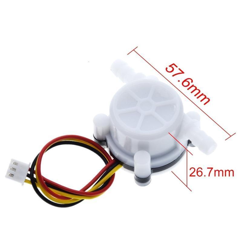Water Flow Hall Sensor Switch 0.1-6L/min Connect with 6mm Hose for Coffer Maker