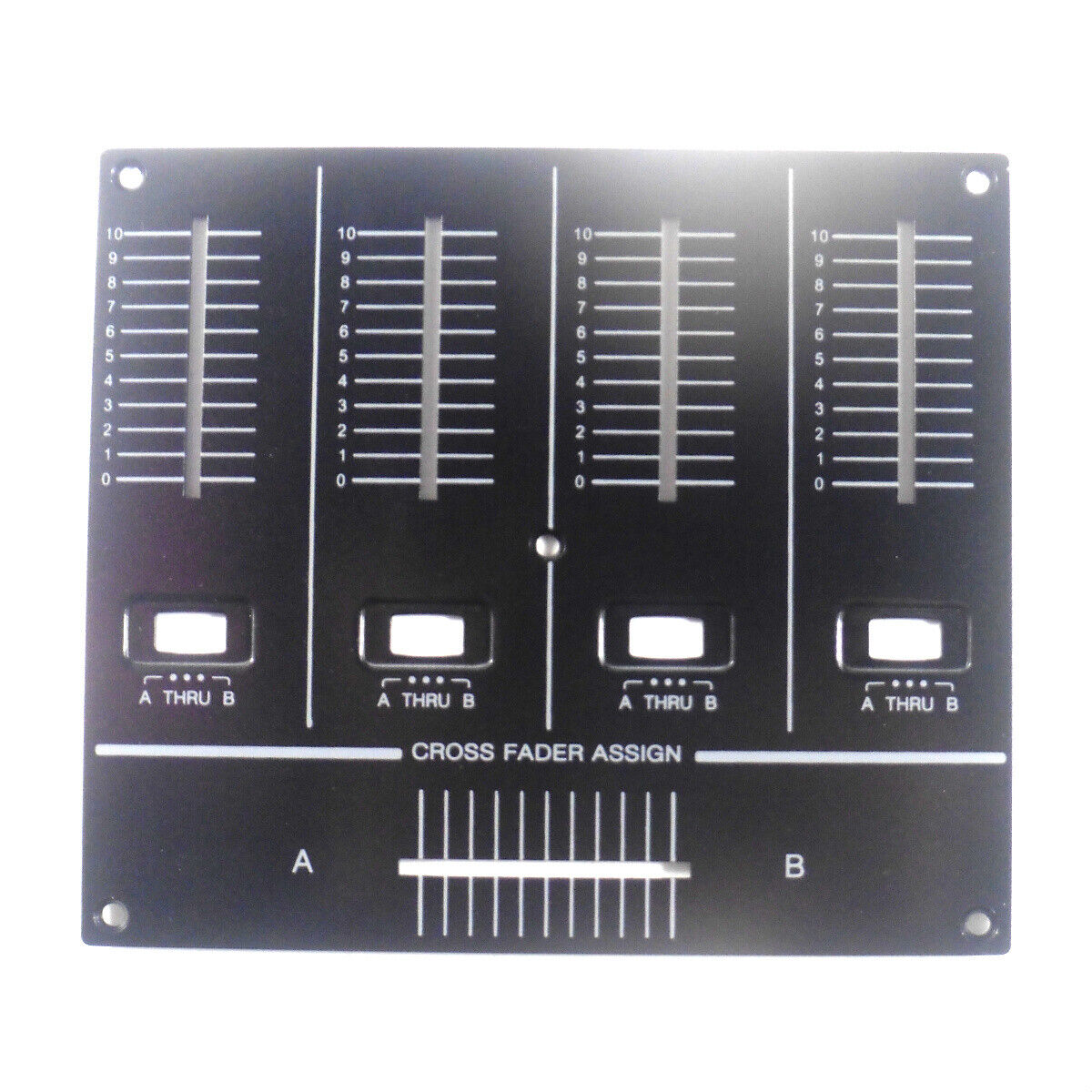 4pcs/lot DNB1155 Metal Control Panel Black Faceplate For Pioneer DJM-700-K