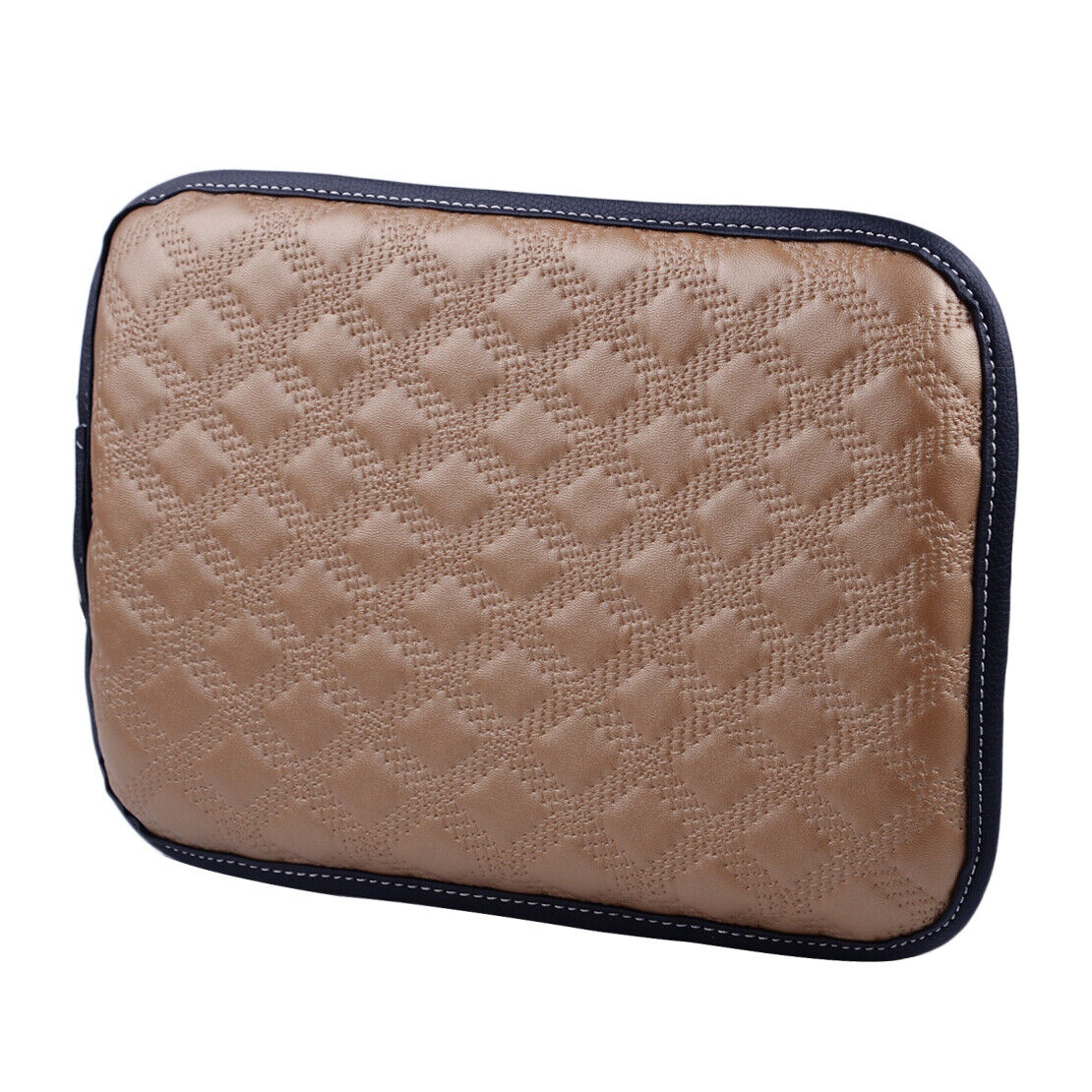 BROWM Car Armrest Cover Center Console Box Cushion PU Leather Pad 30*21cm Li