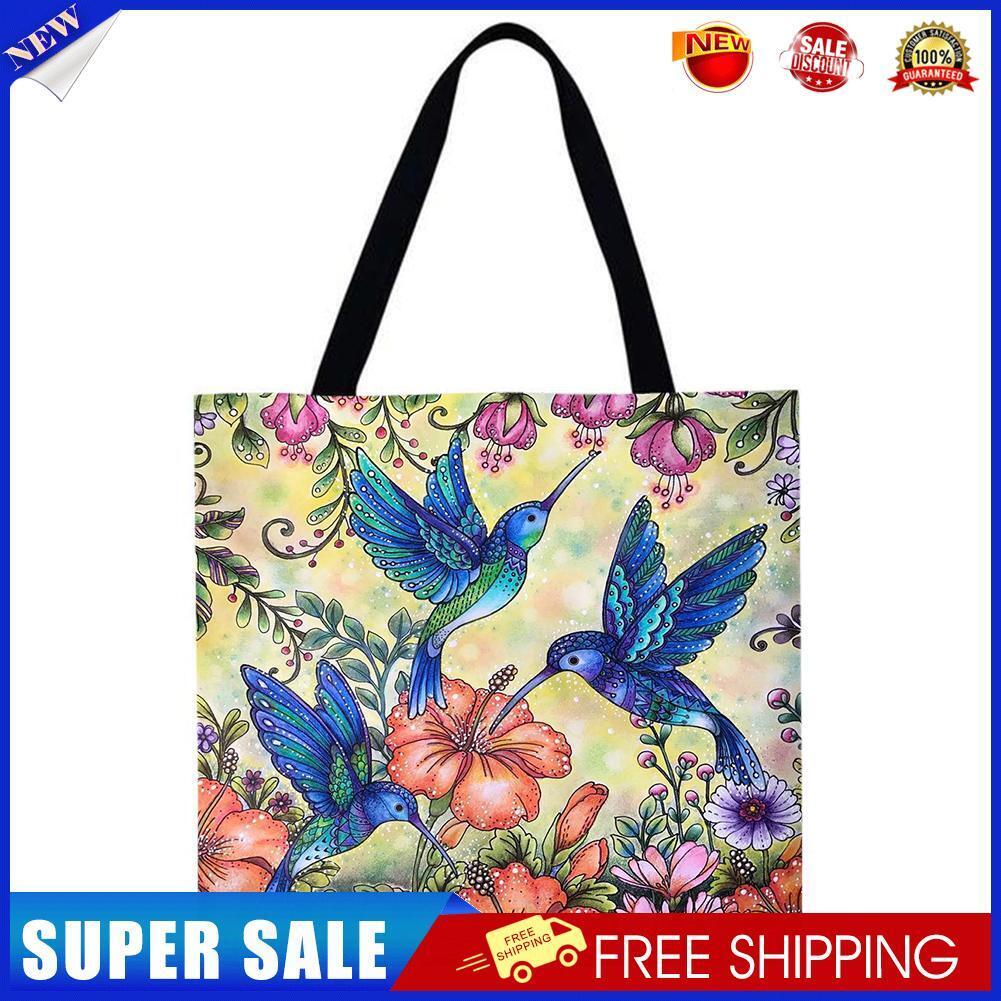 Animal Printed Shoulder Shopping Bag Casual Large Tote Handbag (40*40cm)