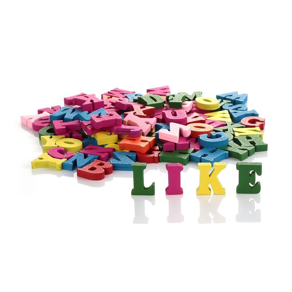 Home Party Decoration DIY Scrapbooking Wooden Letters Wall Decorative Alphabet