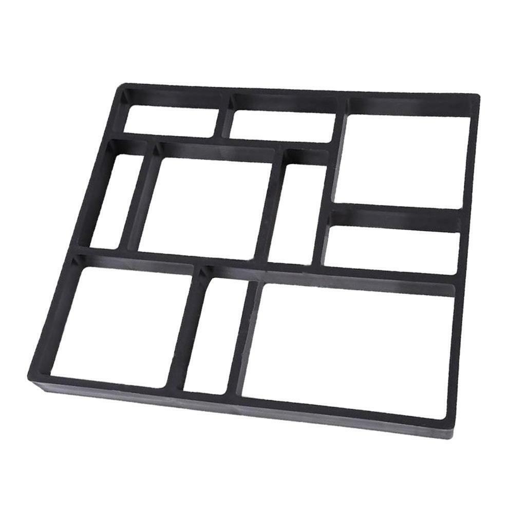 2pcs Concrete Molds Reusable  Stepping  Pavement maker Paver Yard