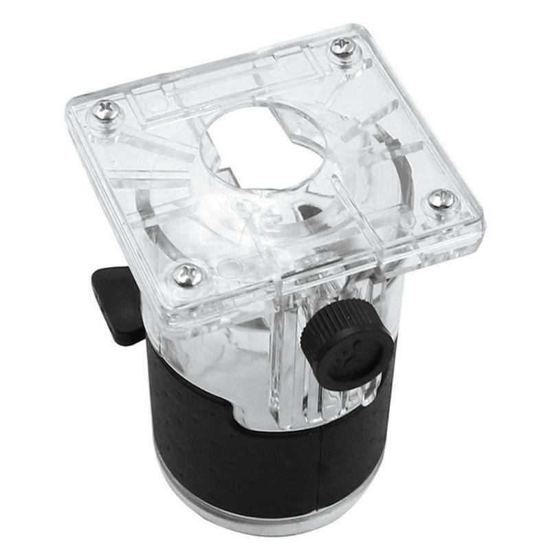 Trimmer Base Power Tool Woodworking Trimmer Router Transparent Plastic Base