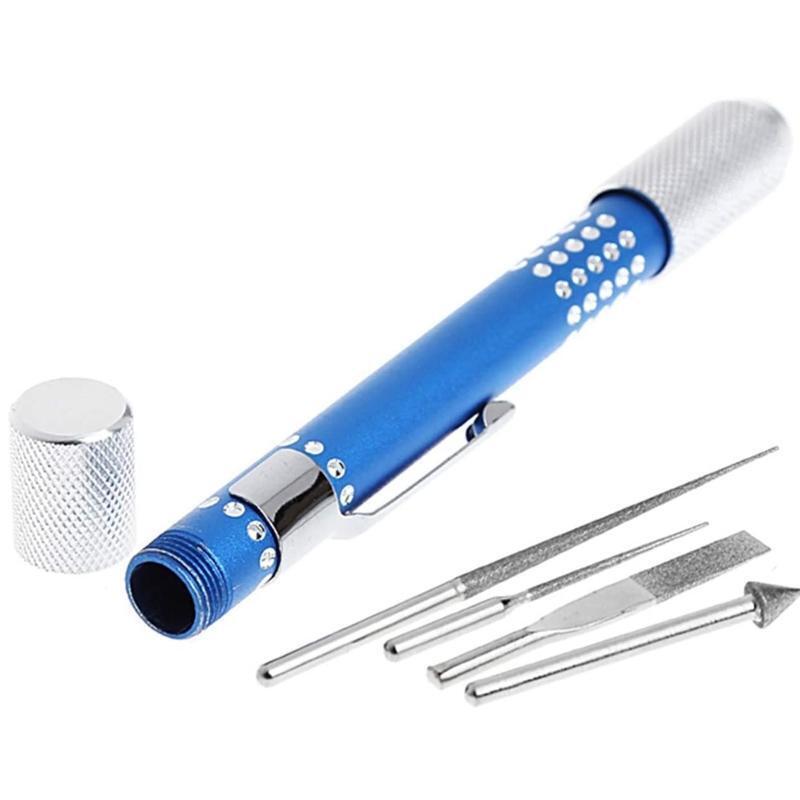 4 in 1 Diamond Grit Sharpener Needle File Set Files For Metal Glass Stone