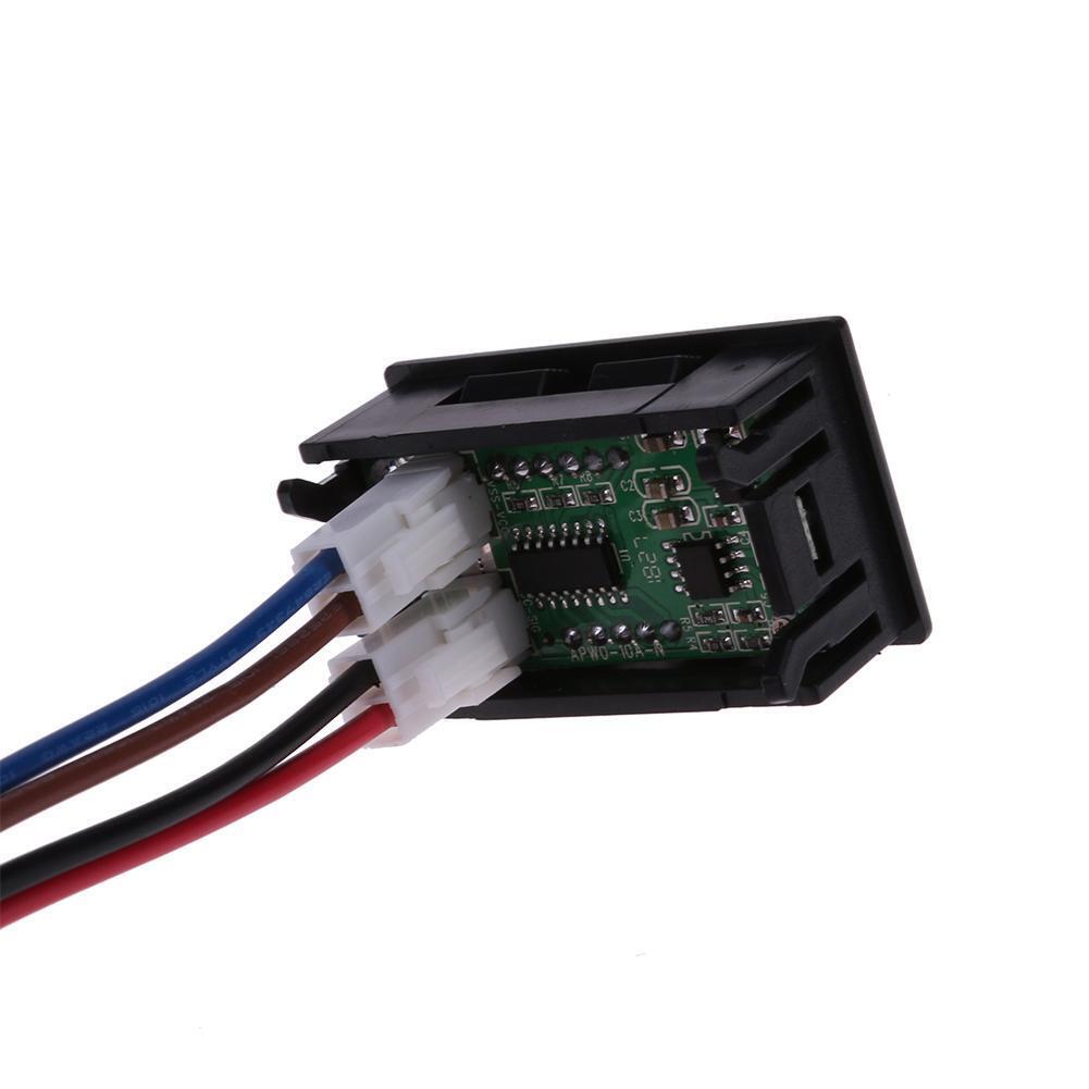 Mini 0.56in LED Digital Display DC 0-10A Ammeter Amp Panel Meter (Red)