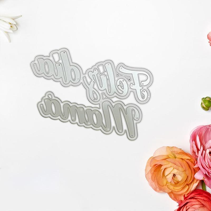 Mama Metal Cutting Dies Stencil DIY Scrapbook Album Paper Card Template Mold