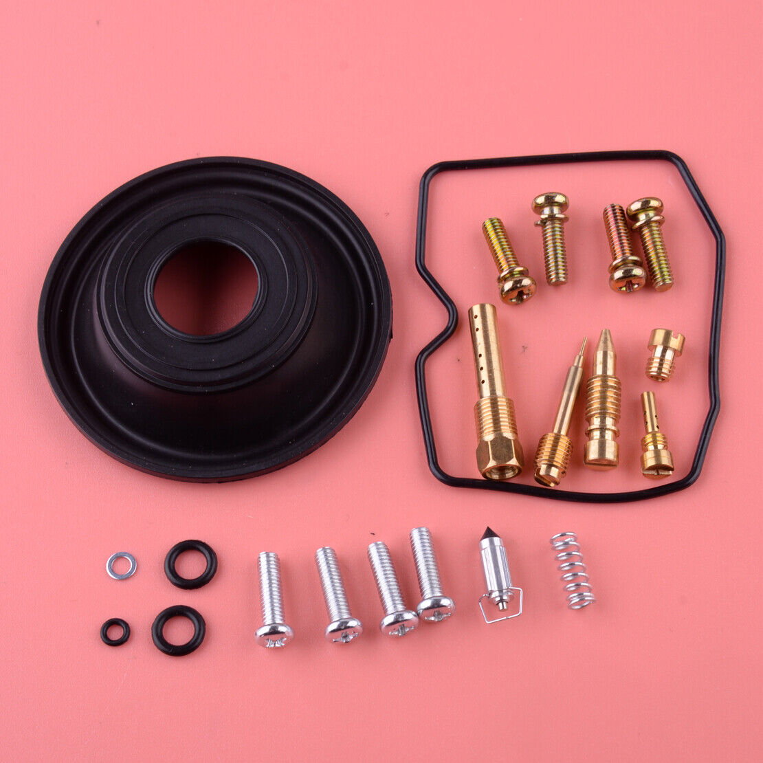 1Set Carburetor Carb Repair Kit Plunger Diaphragm Fit For Kawasaki KLR250 87-02