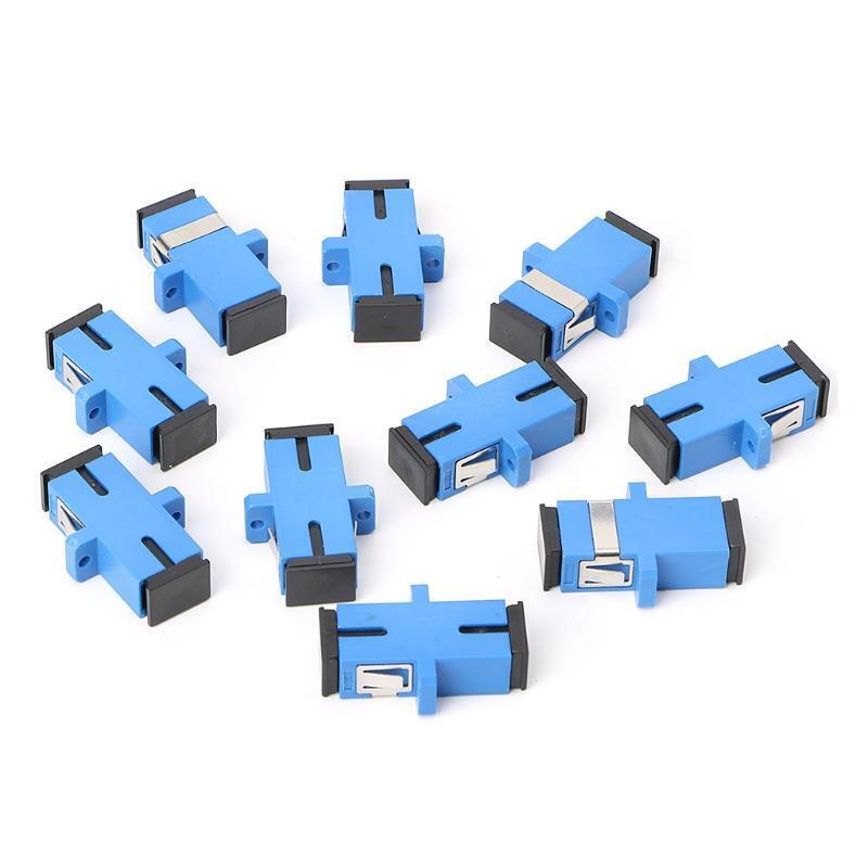 10PCS SC/UPC Fiber Optic Adapter SC Fiber Optic Flange SC/UPC Connector