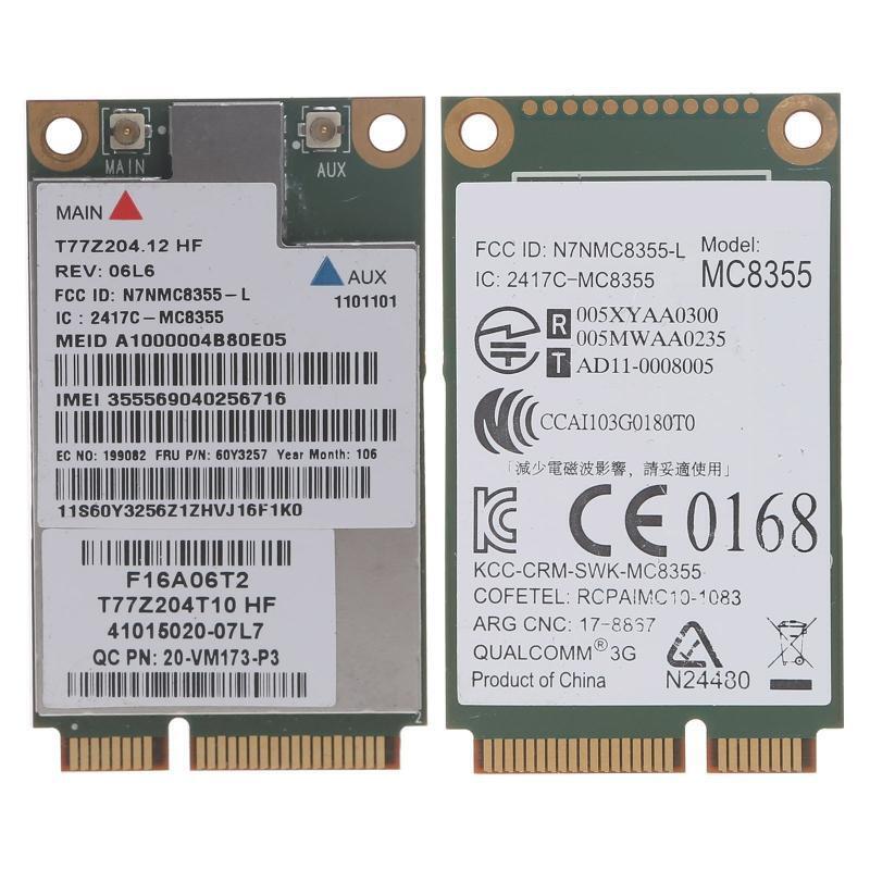 MC8355 60Y3257 Mini PCI-e 3G Card for IBM T420 T420S T520 X220 X220T T520i W520