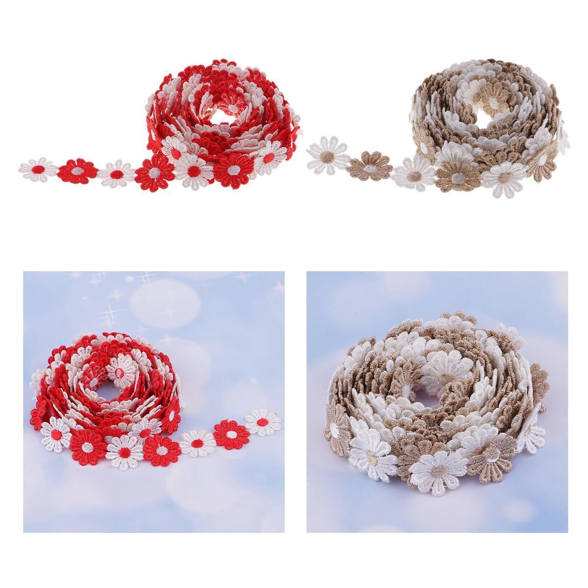 Lace Trims Crafts Ribbon Embroidered Patches Lace DIY Scrapbooking Decor