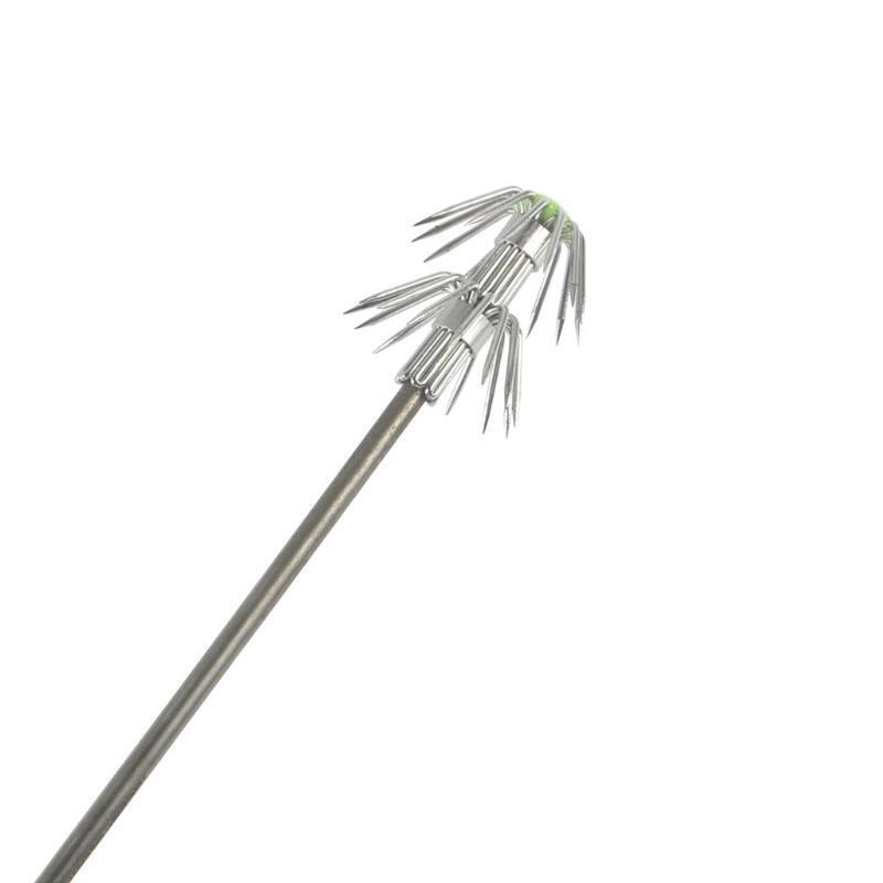 Stainless Steel Double Layers Umbrella Squid Octopus Jigging Fishing Hook Tackle