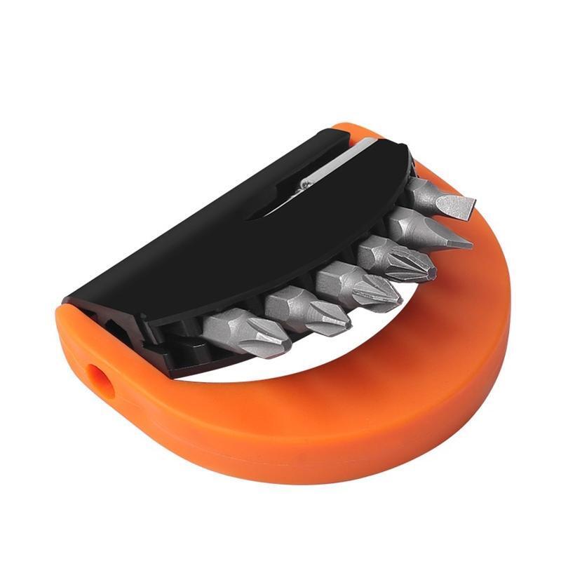 7 Pcs Strong and Durable Chrome Vanadium Screwdriver Drill Bit with Storage Case