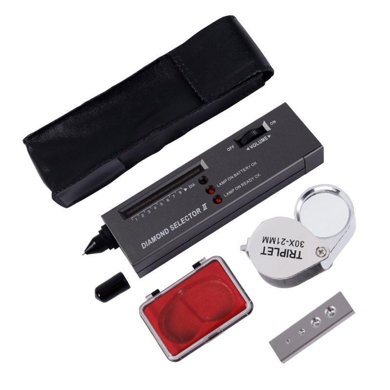 Diamond Tester?30X LED Magnifying Glasses Jeweler Tool Kit Pocket Jewelry Tools