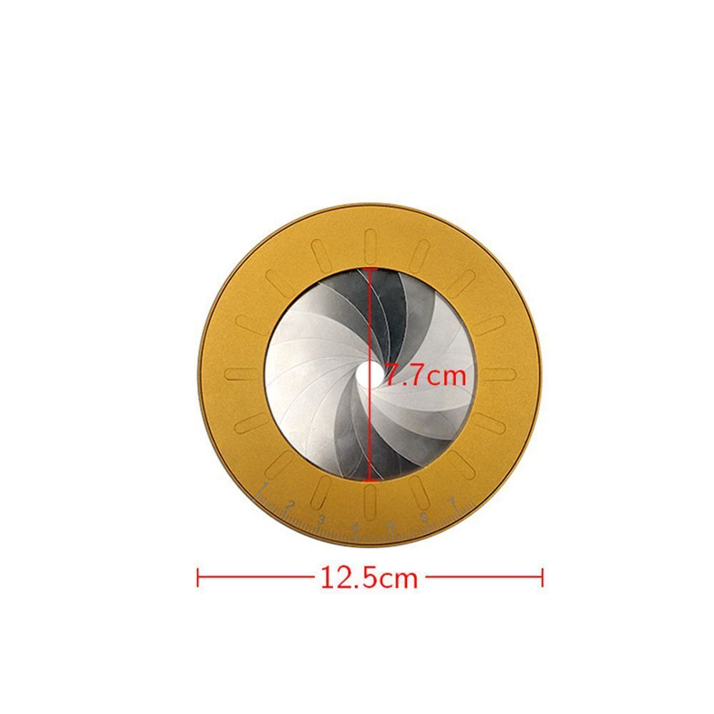 Round Circle Drafting Adjustable Measurement Ring Ruler Ruler Geometric Stencil