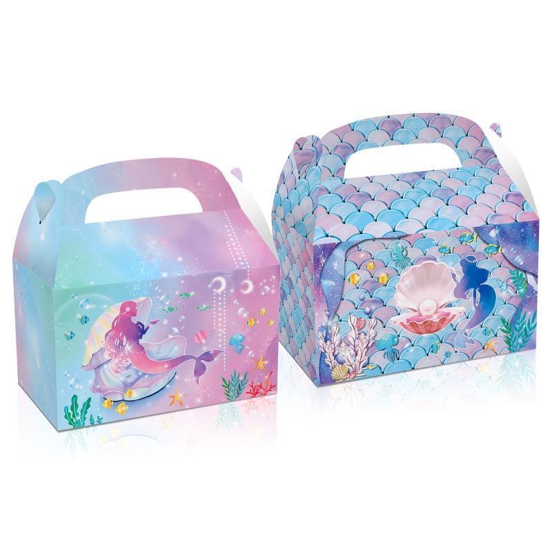 12pcs Candy Treat Boxes Gift and Goodie Paper Bags Party Favor Bags for Party