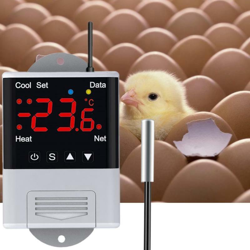 110V-230VAC 10A WIFI Digital Thermostat Remote Control Aquarium Incubator