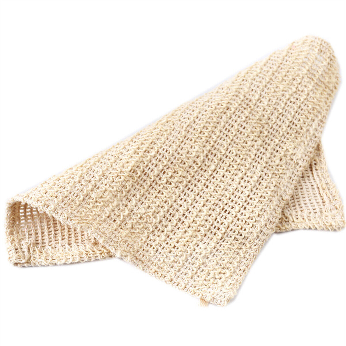 Sisal Cotton Linen Bath Room Cleanser Face Towel Wash Cloth Peeling Exfoliating