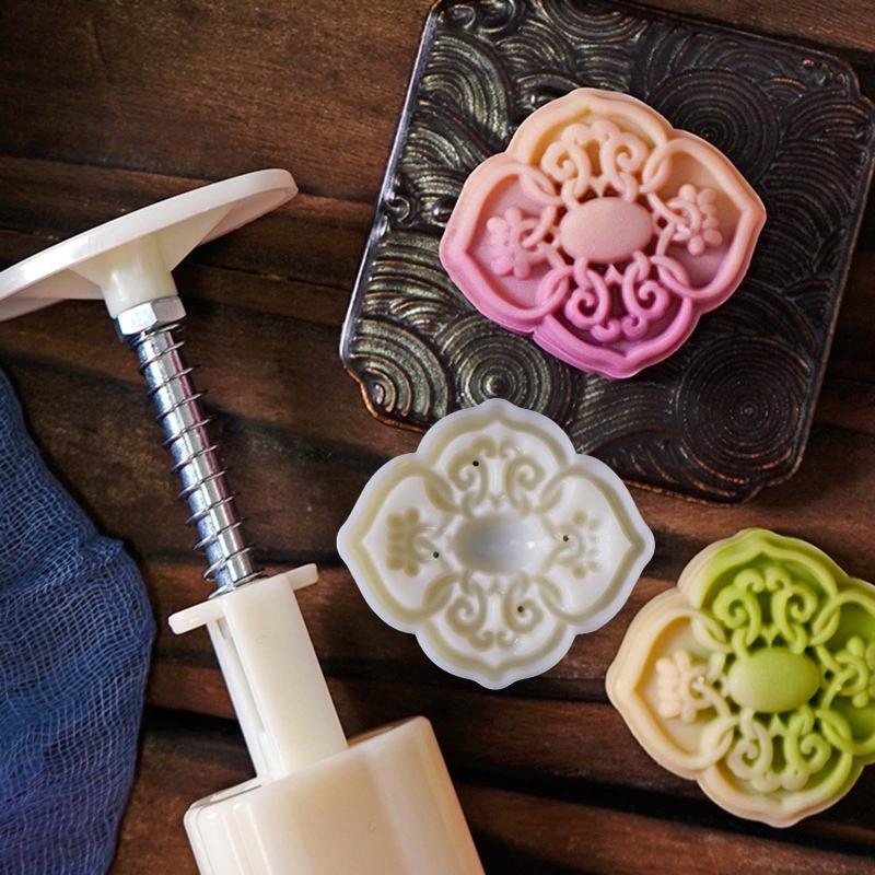 50g Plastic Pastry Stamp Mooncake Stamp Mooncake Tools Creative Chinese Style