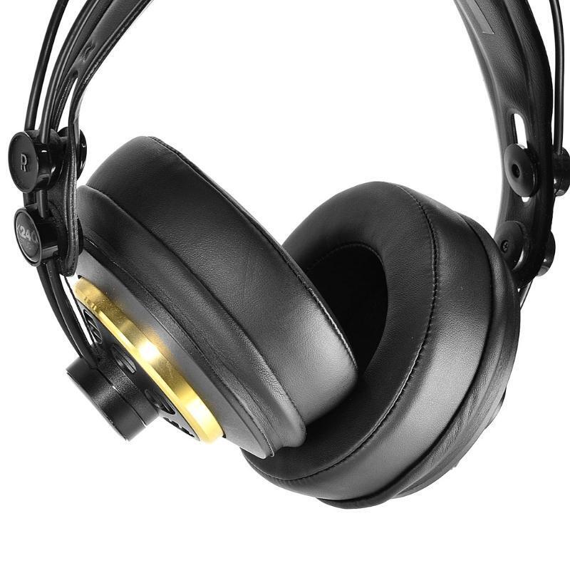 Leather Ear Cushion Sponge Cover Earpad forAkg k550 k551 k553 Headset Spare Part