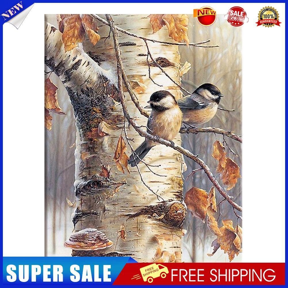 Tree Bird Counted Cross Stitch Embroidery Kit 14CT Needlework (VS-0048)