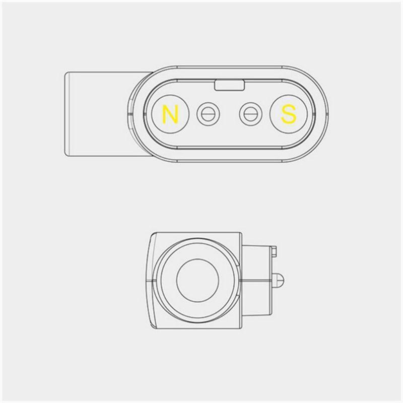 Power Charge Holder Stand Base Magnetic Charger Cable for Smartwatch 2Pin 7.62mm