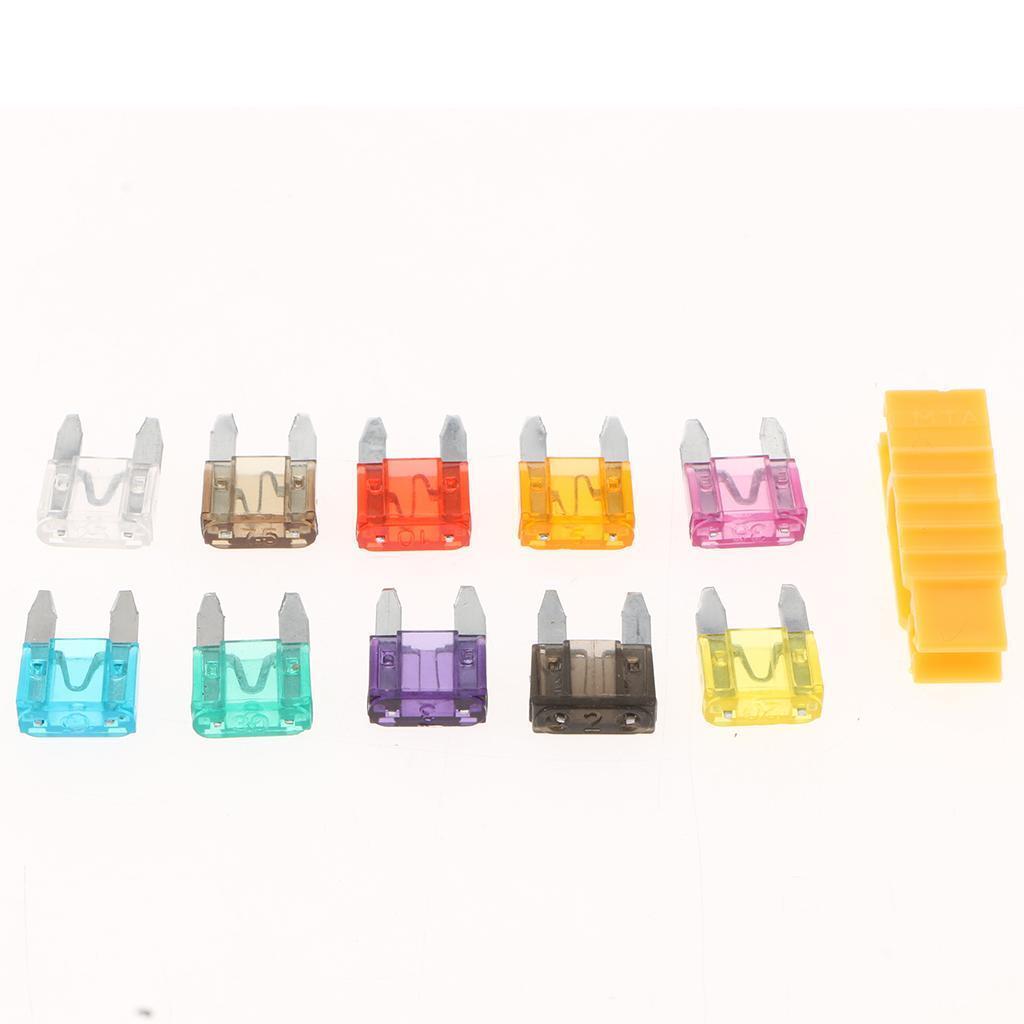 120pcs Auto Car Fuses Assortment Kit 2A-35A With Fuse Puller & Storage Box