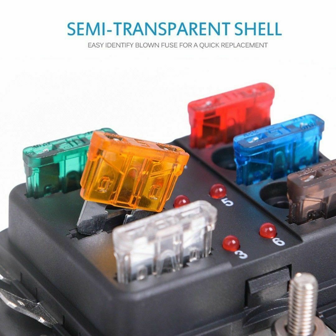 ATC ATO ATM AUTO Boat Truck Blade FUSES Kit Case Assorted Car Fuse Assortment