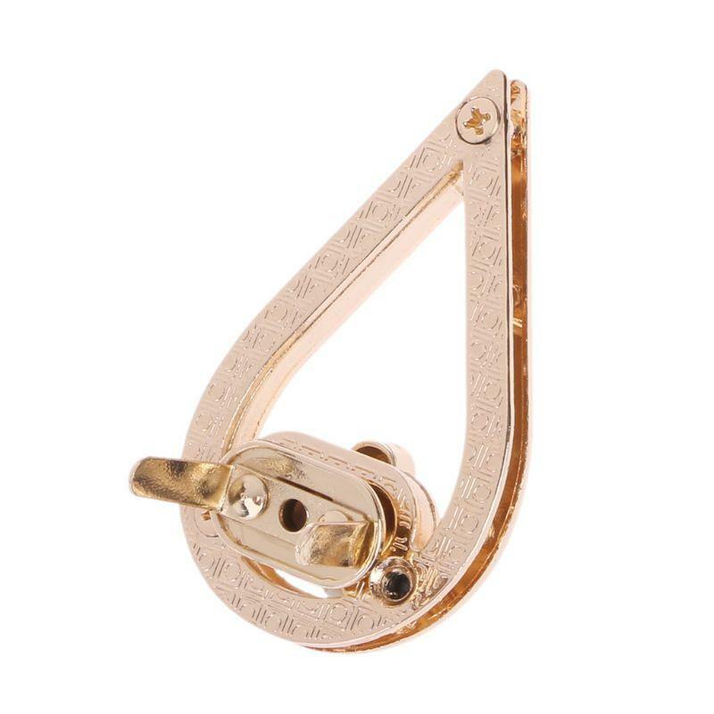 Water Drop Shape Clasp Turn Lock Twist Locks DIY Leather Handbag Bag Hardware