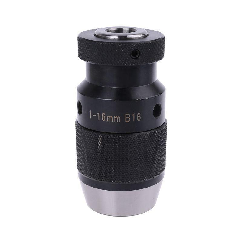 2pcs/set MT2 B16 Self Tightening Drill Chuck 1-16mm Clamping Arbor Keyless For