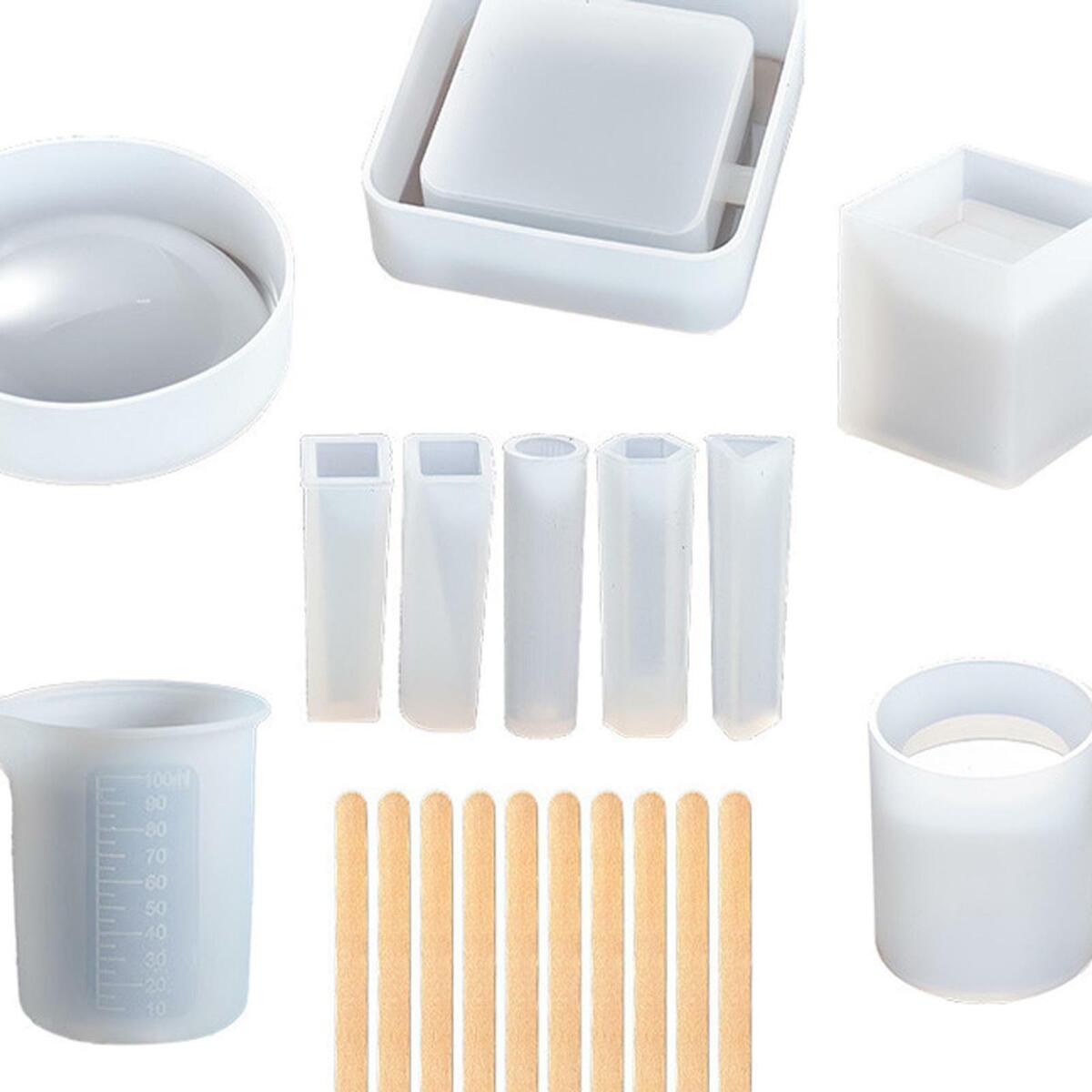 Casting Molds Kit Silicone Molds Jewelry Making Tool for Necklace