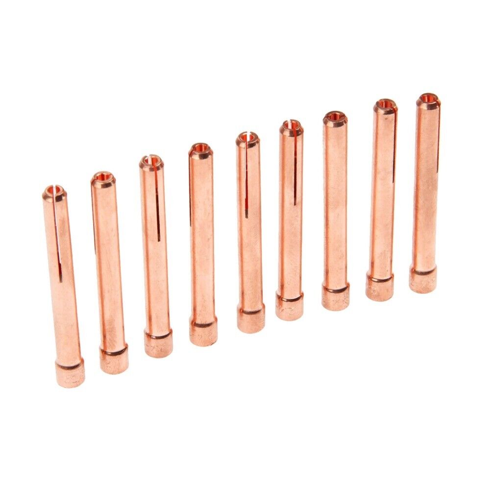 TIG 10N24 Collet Body 3/32" for SR WP-17 18 26 Welding Torch Consumables 10pcs