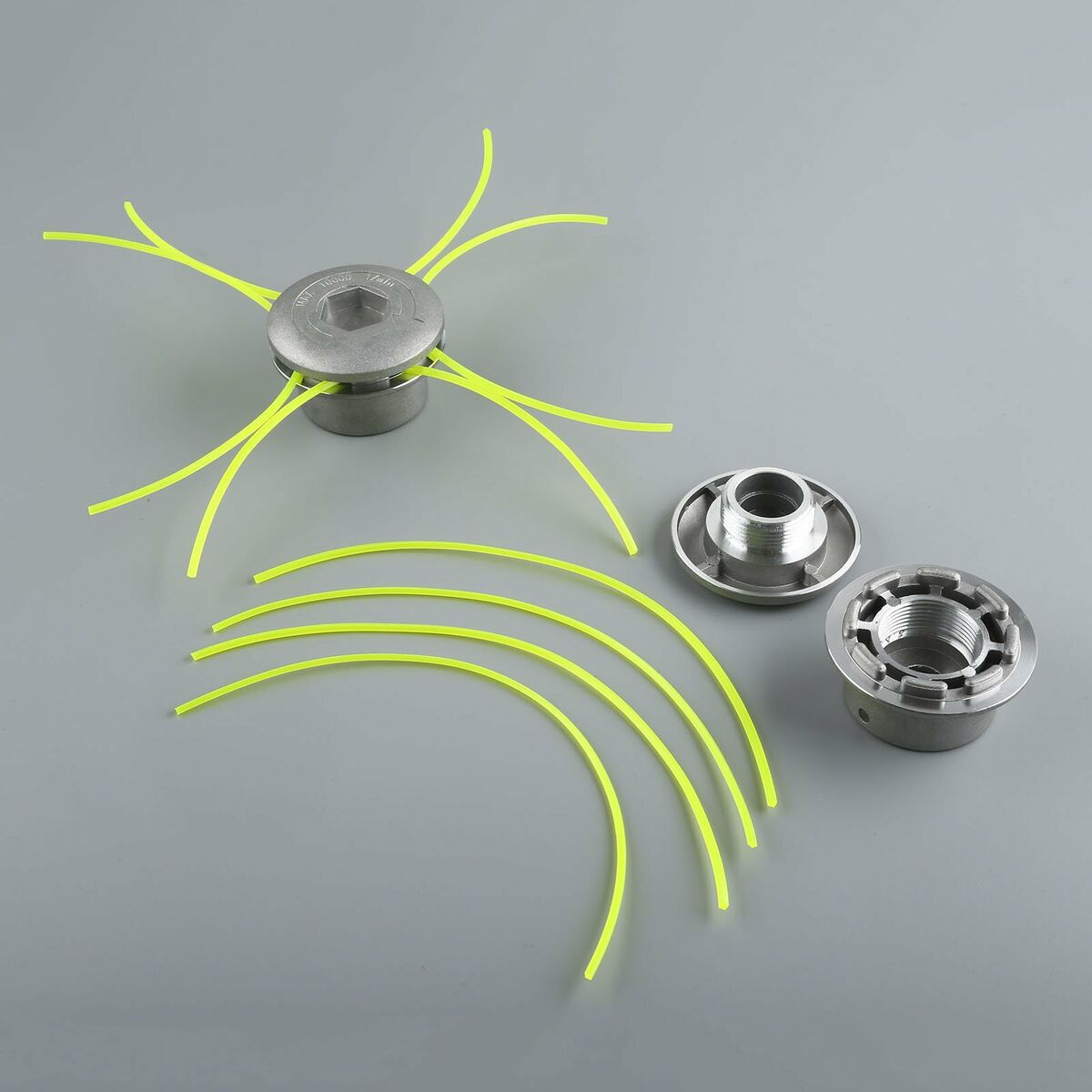 Aluminum Grass Trimmer Head Brush Cutter Thread Nylon Cutting Line Spare Parts