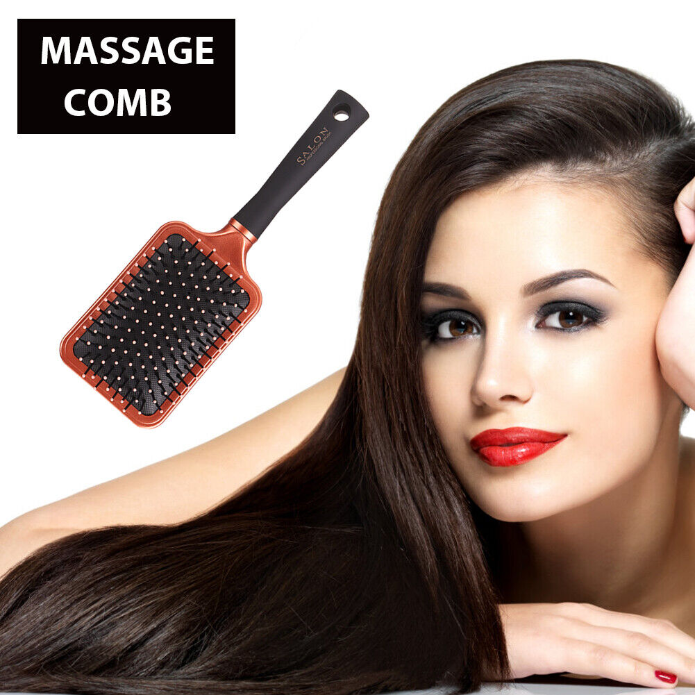 Hair Brush Women Scalp Massage Dry Wet Anti-static Detangle Airbag Comb (D)