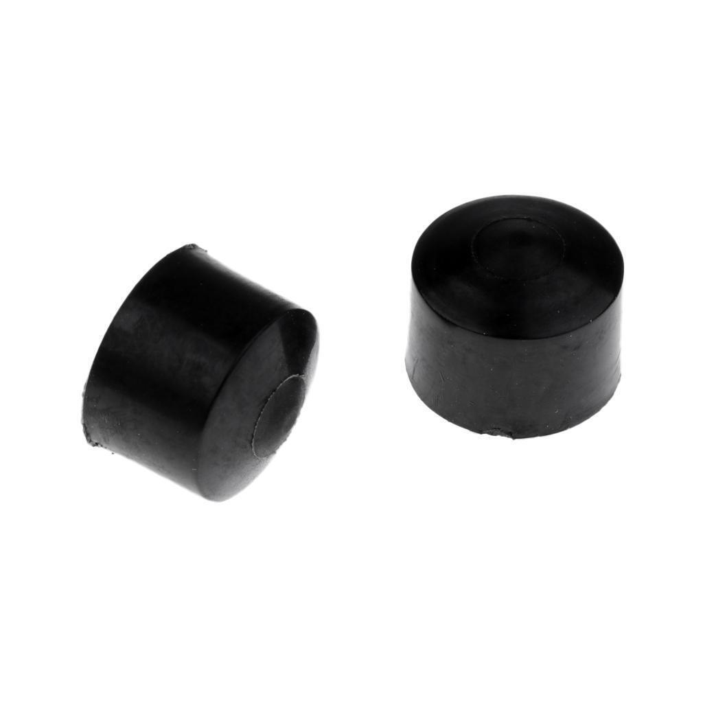 Pack of 4Pcs Skateboard Truck Replacement  Cups - Black Rubber 3 Sizes 16×10 mm