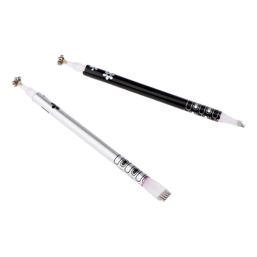 2 Pack Cat Eye Magnetic Stick for UV Gel Dual-ended Magnet Pen Manicure Nail Art