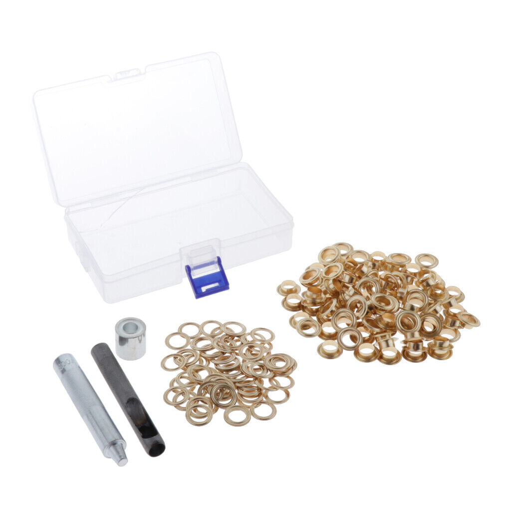 Eyelets with Leather Craft Repair Grommet  Installing Kit