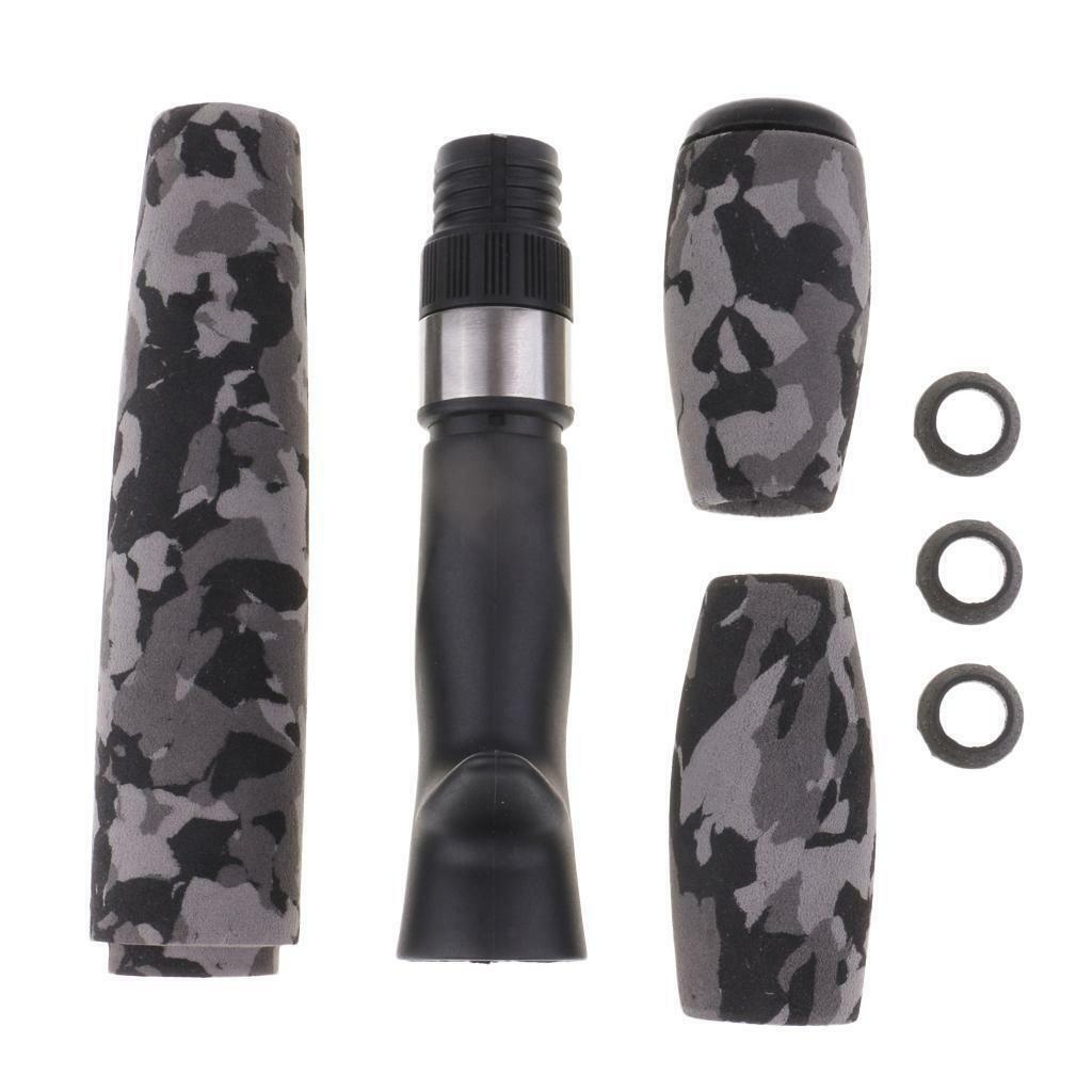 Rood Eva Handle Kit DIY Fishing Rod Building Roller Holder Replacement
