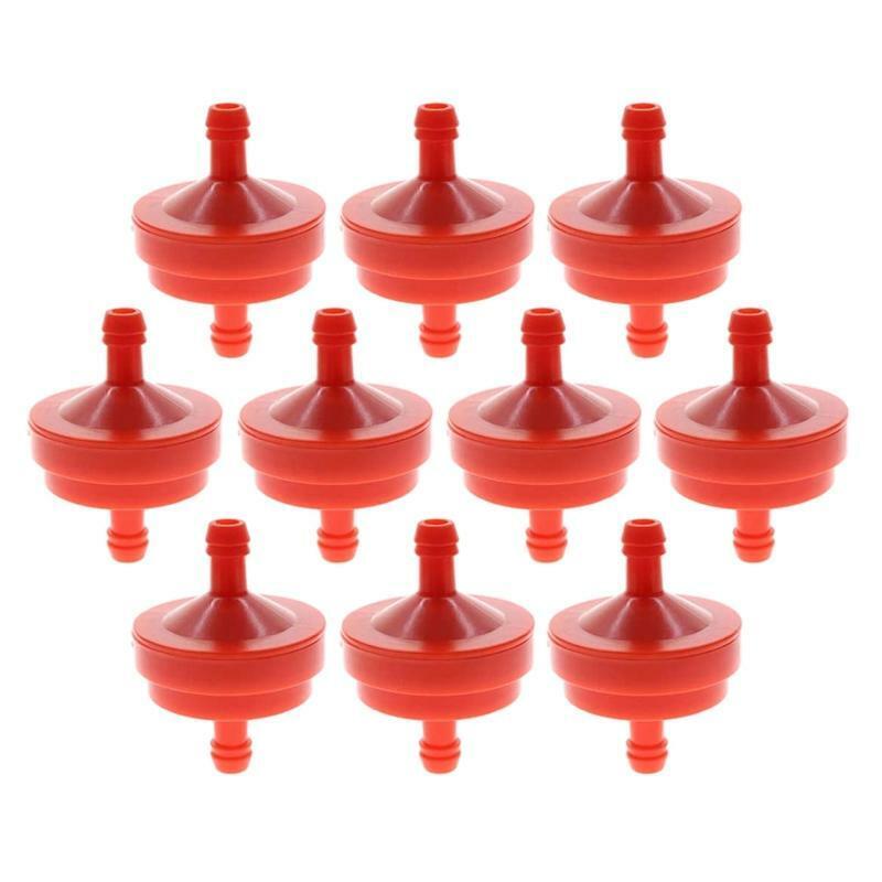 10 Pieces Lawn Mower 1/4" Inline Gas Fuel Filter for AM107314 LG298090 LG298090S